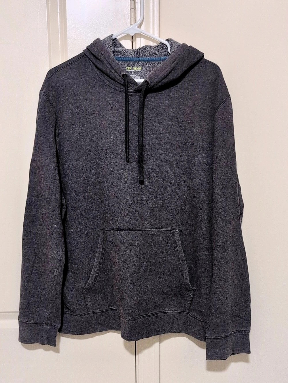 Tek Gear Ultrasoft Fleece Hoodie in Gray Size Medium